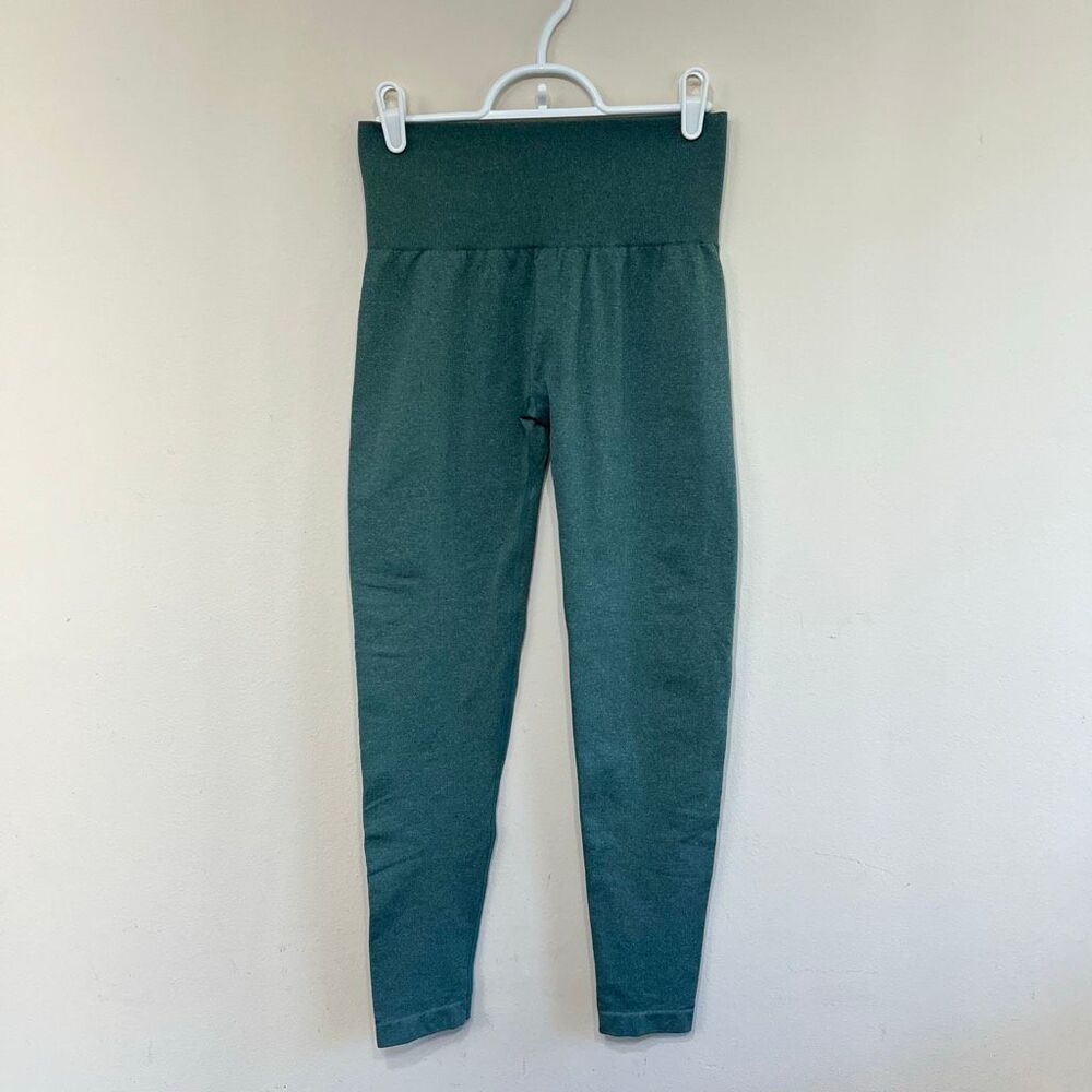 NVGTN Dark Green Seamless High Rise Leggings Medium